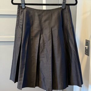 Banana Republic 100% Silk Pleated Skirt. EUC Size 0